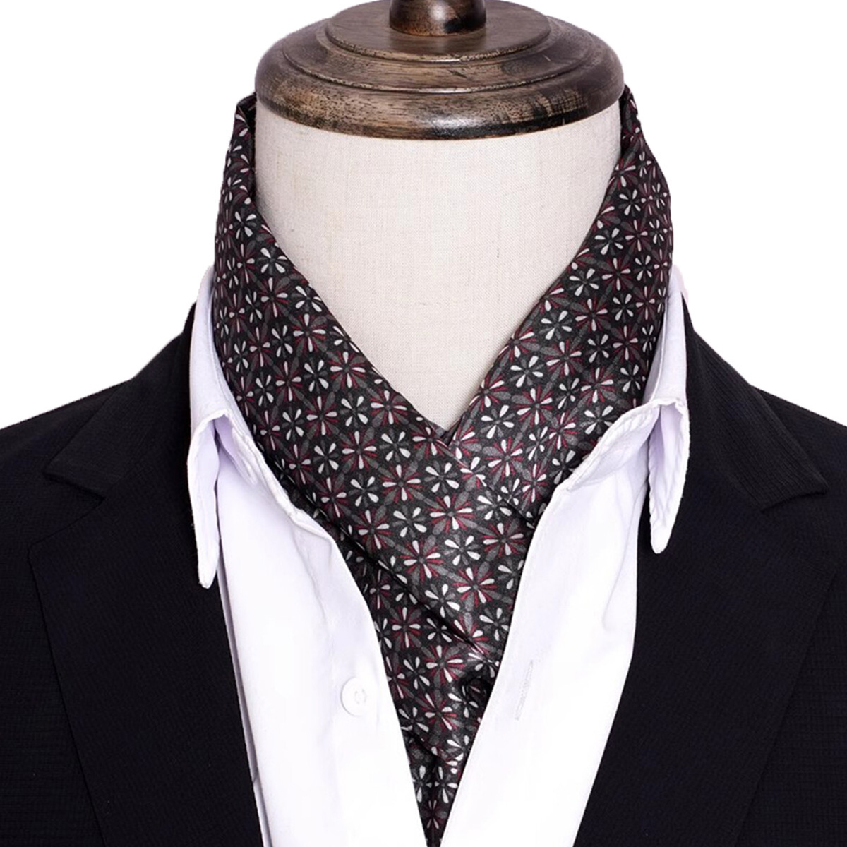 Travel Accessories Neck - Sciarpa di seta a righe da