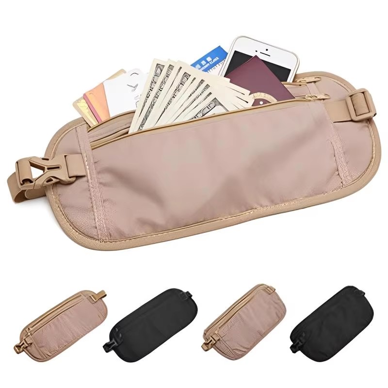 Money Belt Hidden - Marsupio Sportivo Invisibile da Viaggio, Borsello