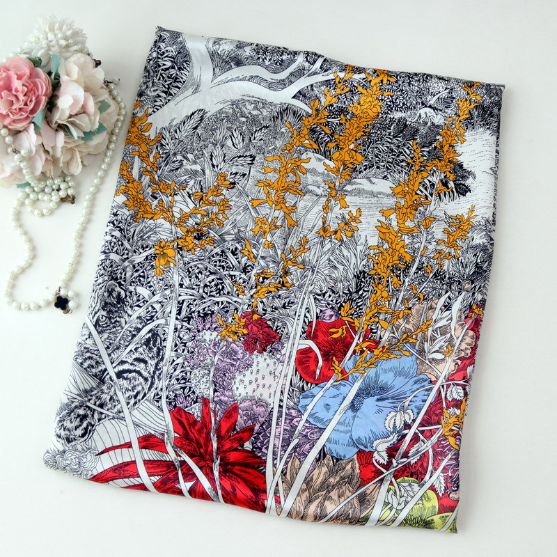Travel Accessories Neck - Sciarpa di Seta 110CM, Lussuosa Bandana