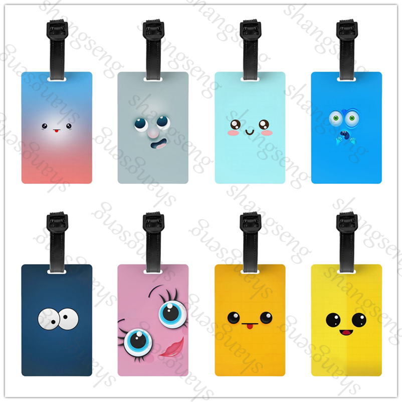 Travel Accessories Plane - Eyes divertenti Espressione Etichetta per bagagli