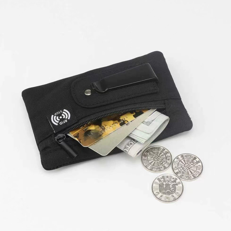Money Belt Hidden - Borsa Nascosta Antifurto con Clip, Portafoglio