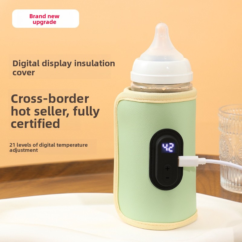 Travel Accessories Display - Scaldabiberon portatile con display digitale USB
