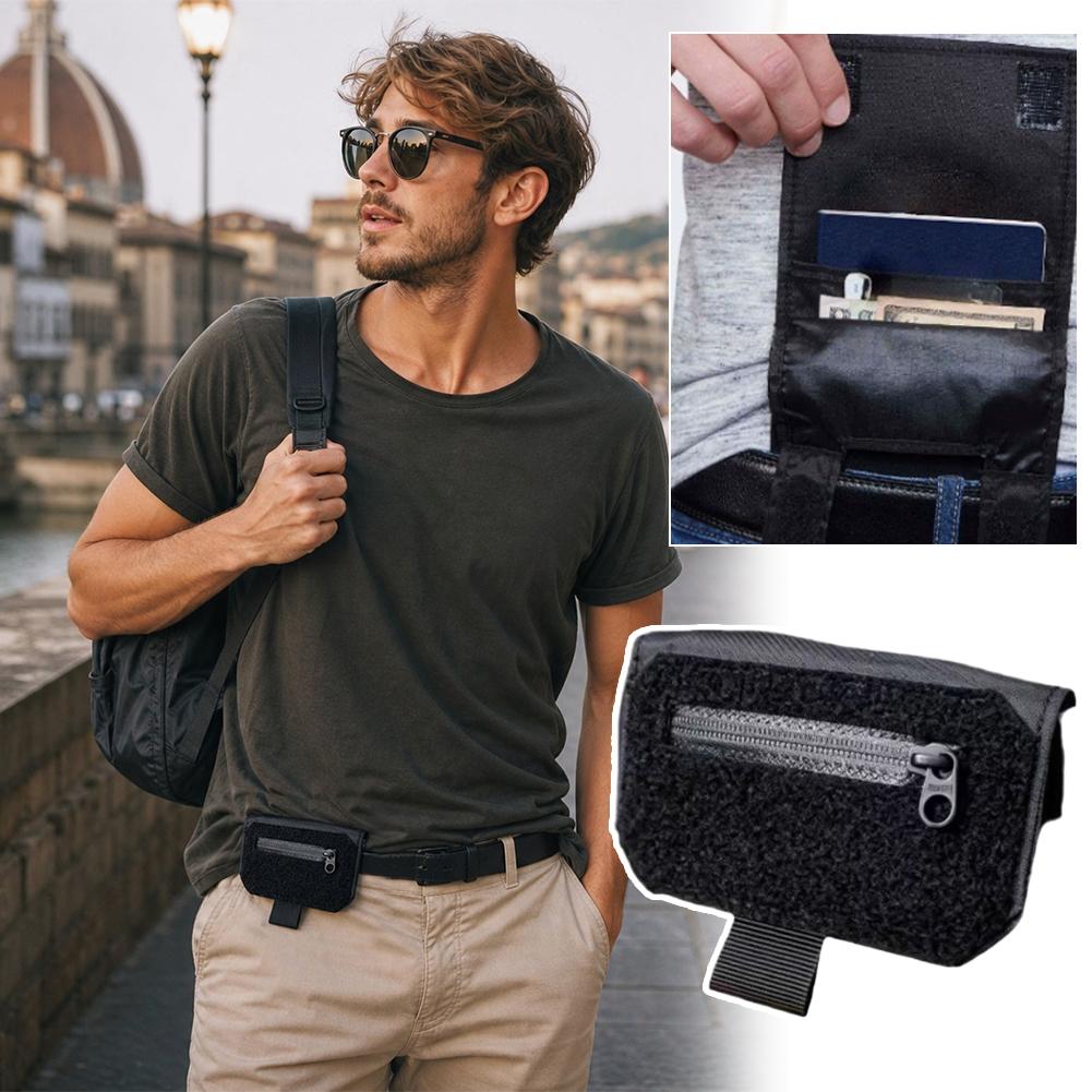 Money Belt Hidden - Portafoglio da Cintura Portatile, Regalo per