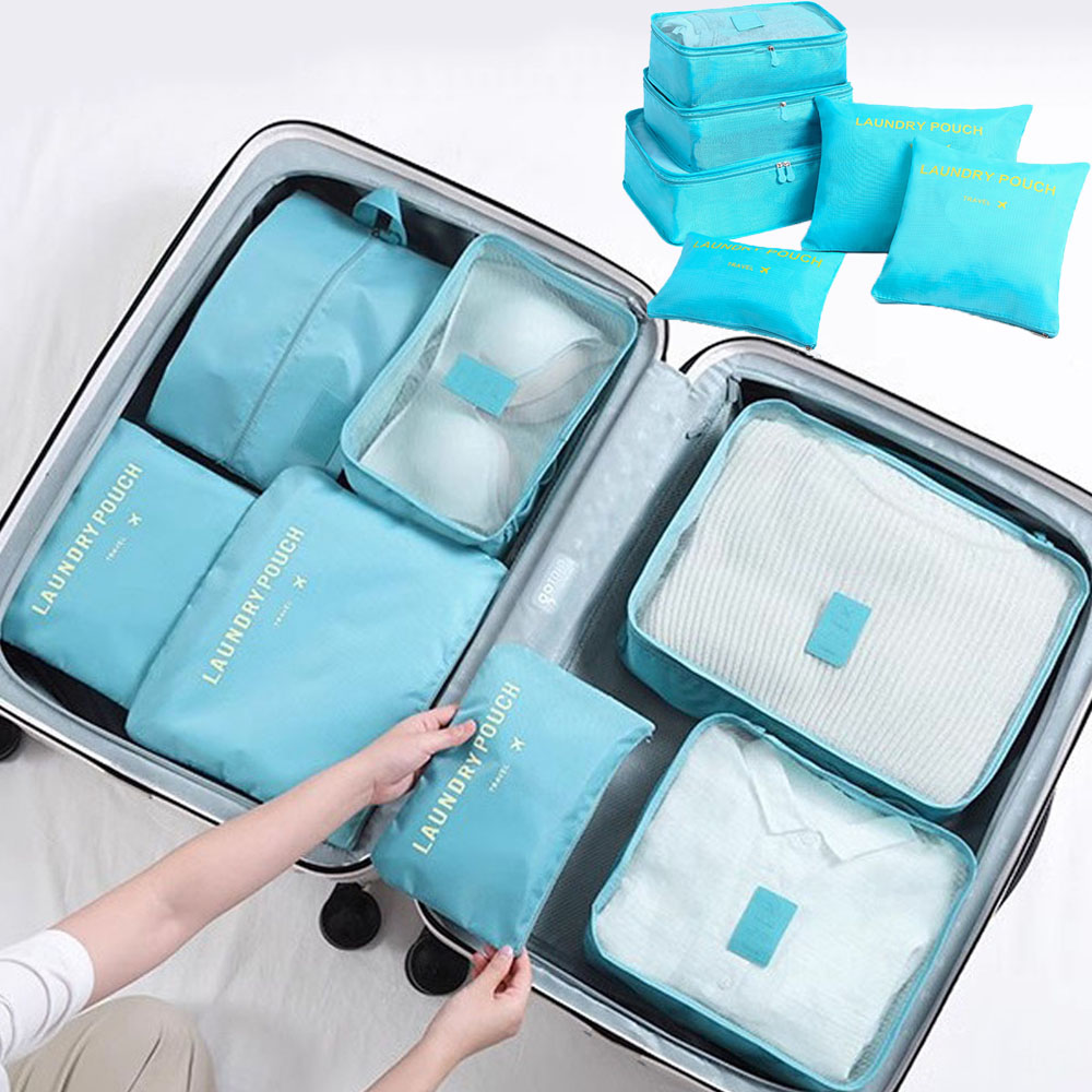 Travel Ziplock Bags - 6 pezzi/set Borse portaoggetti e borse