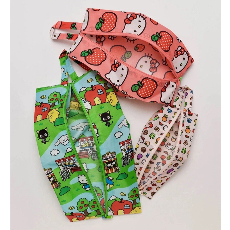 Travel Accessories Wholesale - Set di 3 Borse Portaoggetti Kawaii