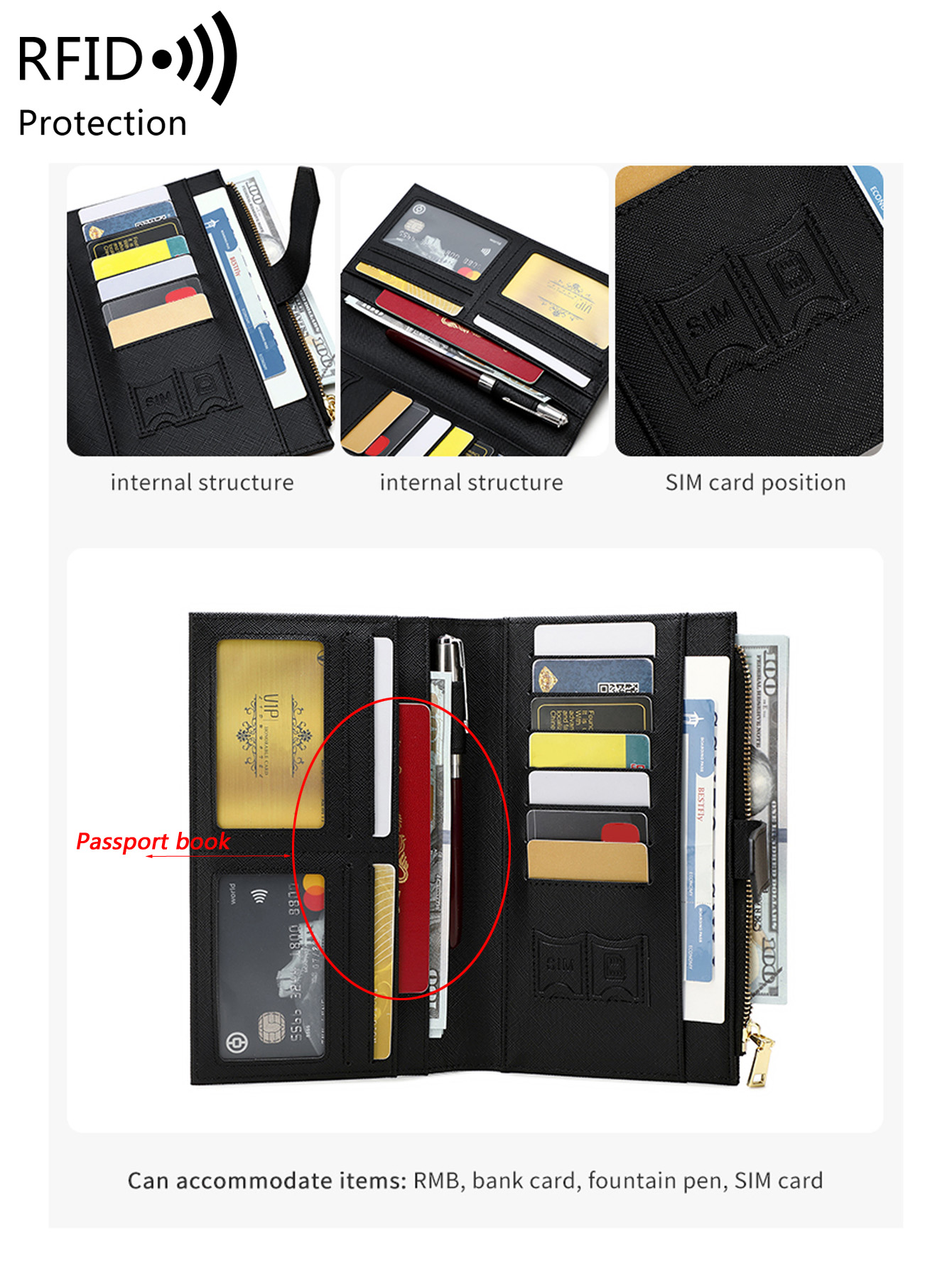 Elegante Portafoglio per Passa - Travel Accessories Plane recensione e prezzo