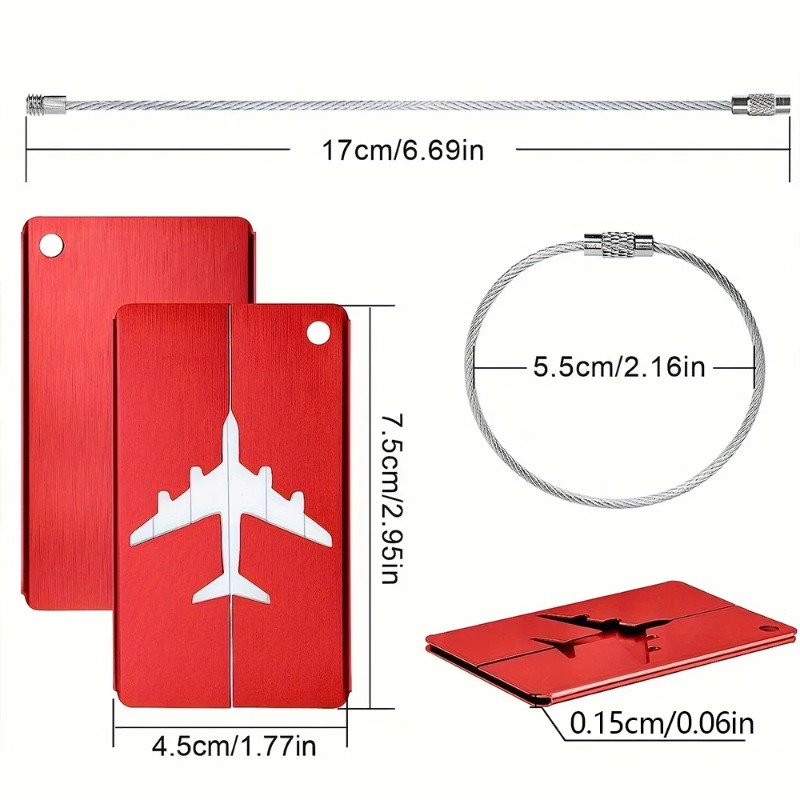 Etichetta per Bagagli in Lega  - Travel Accessories Plane recensione e prezzo