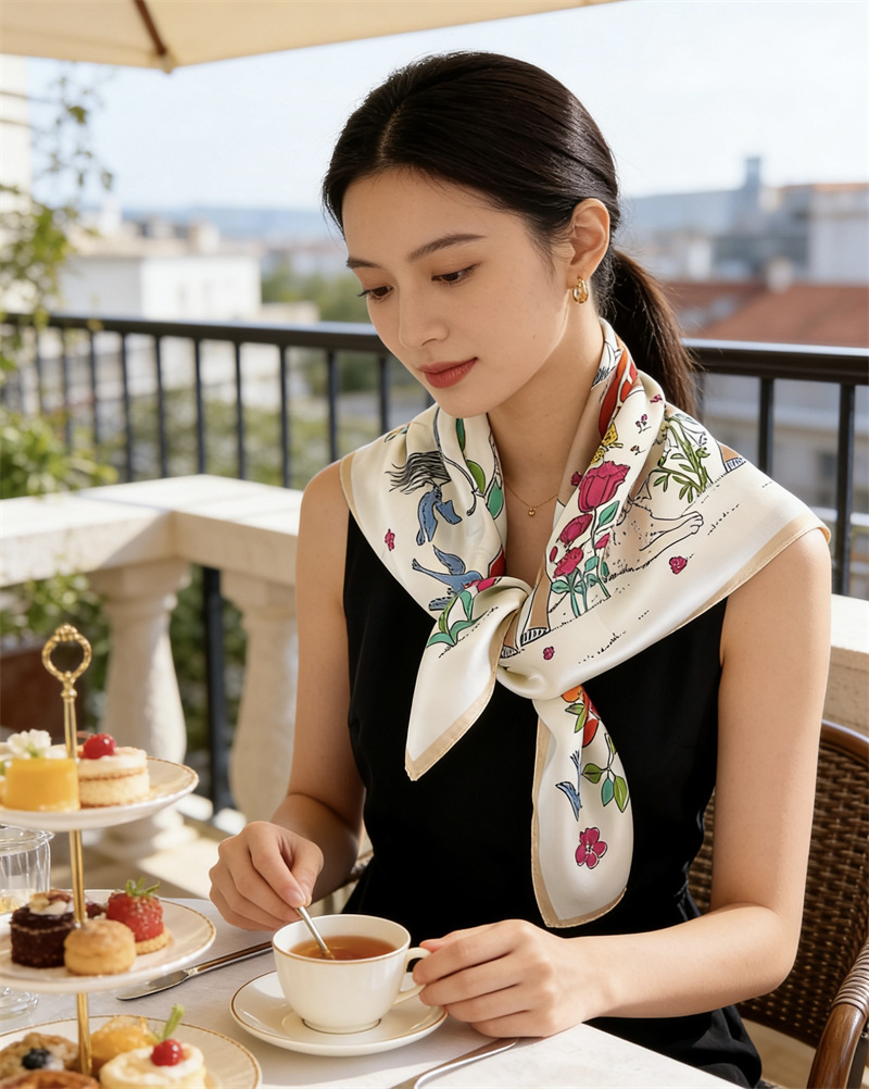Foulard Quadrato in Seta con M - Travel Accessories Neck recensione e prezzo